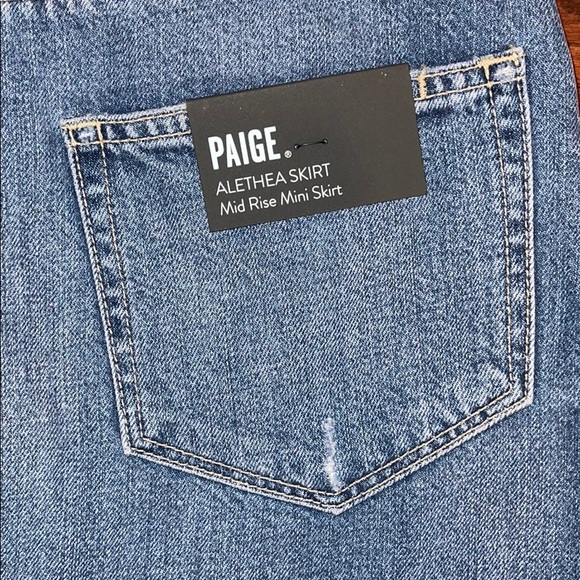 NWT Revolve Paige Alethea Skirt Midrise Mini Skirt - Picture 3 of 8